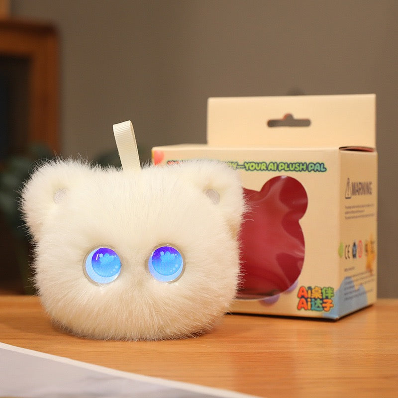Pocket AI Plush Companion - Cat, Cream; one toy in the selected style