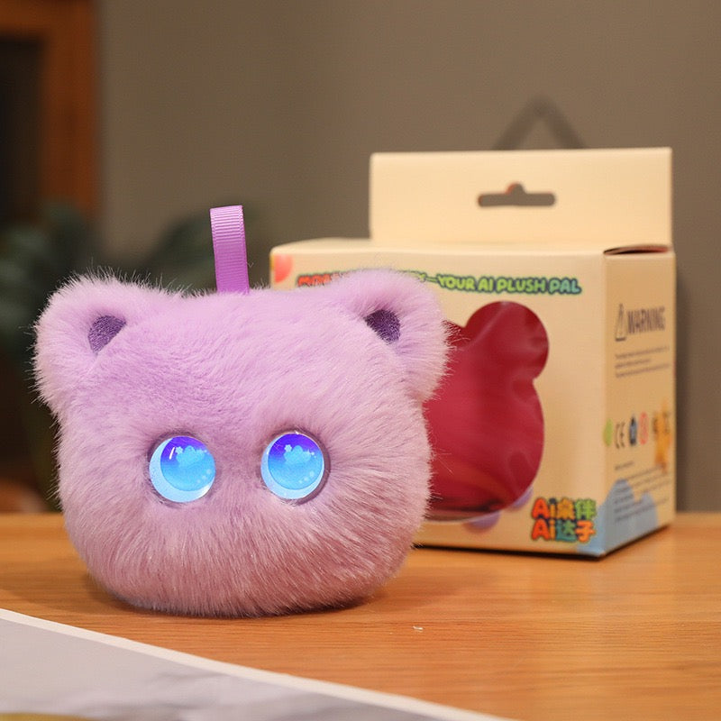Pocket AI Plush Companion - Cat, Lavender; one toy in the selected style