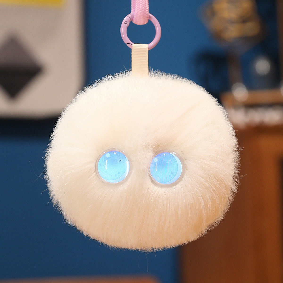 Pocket AI Plush Companion - Pom-Pom, Cream; one toy in the selected style