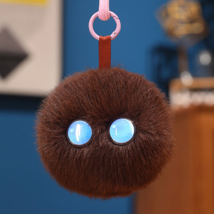 Pocket AI Plush Companion - Pom-Pom, Brown; one toy in the selected style