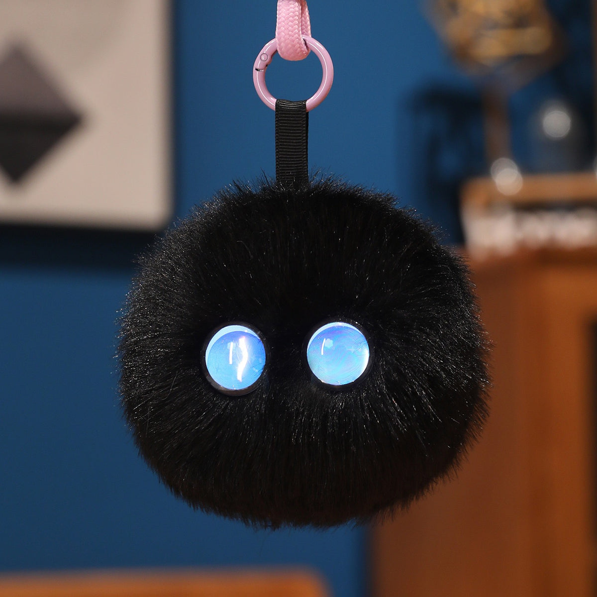 Pocket AI Plush Companion - Pom-Pom, Black; one toy in the selected style