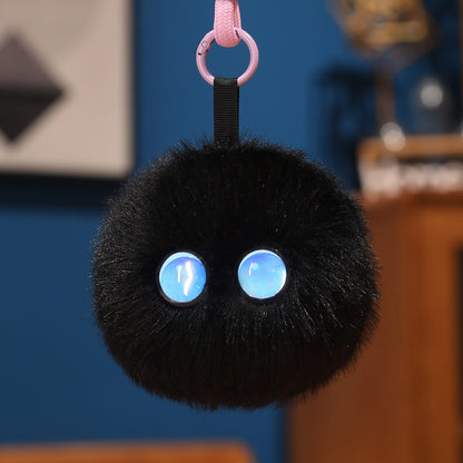 Pocket AI Plush Companion - Pom-Pom, Black; one toy in the selected style