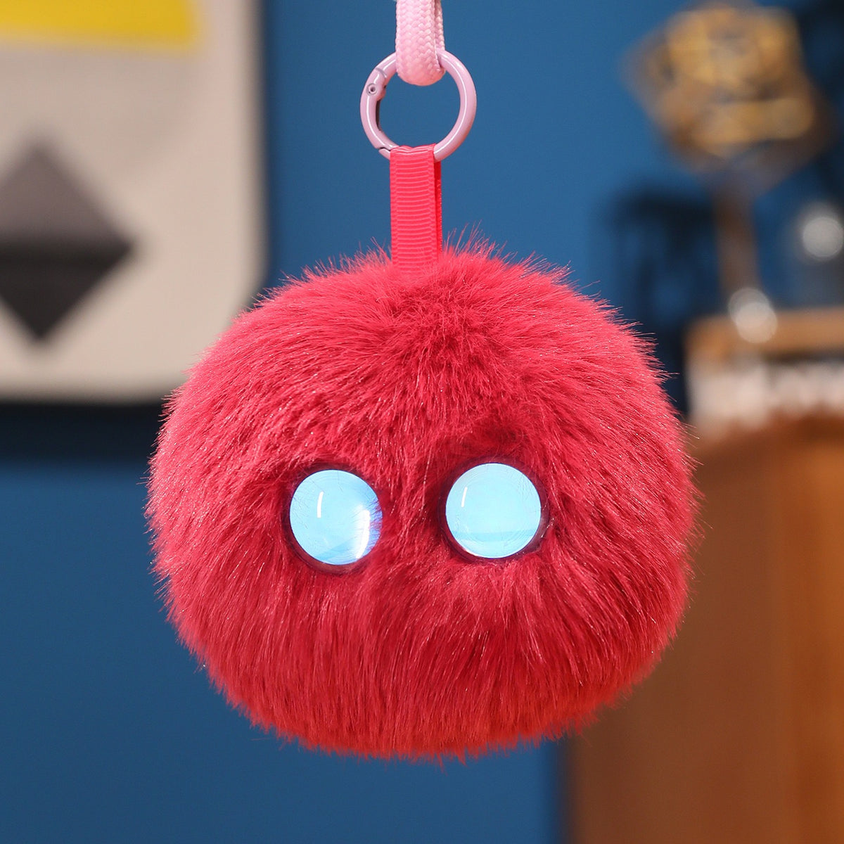 Pocket AI Plush Companion - Pom-Pom, Rose Red; one toy in the selected style