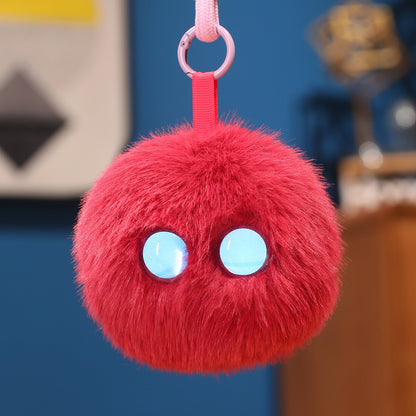 Pocket AI Plush Companion - Pom-Pom, Rose Red; one toy in the selected style