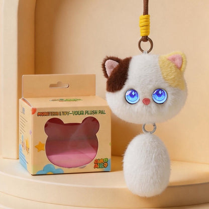 Pocket AI Plush Companion - Long-Tail Cat, Calico; one toy in the selected style